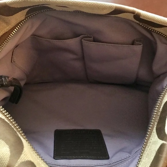 Coach F15067 Soho Duffle/Crossbody in Khaki & Gold - Picture 6 of 7